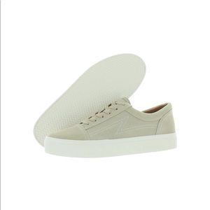 Womens Lucky Brand Tezra Suede Beige Platform Sneakers, size 8.5, NWT